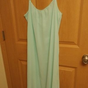 Teal dress
